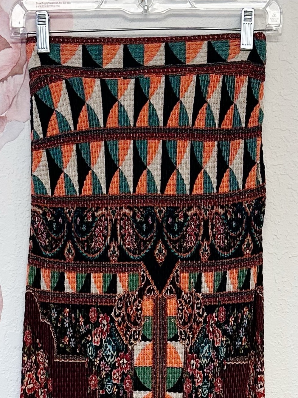 Farm Rio X Anthropologie Mixed Pattern Maxi Skirt or Dress EUC XSmall - Picture 7 of 16